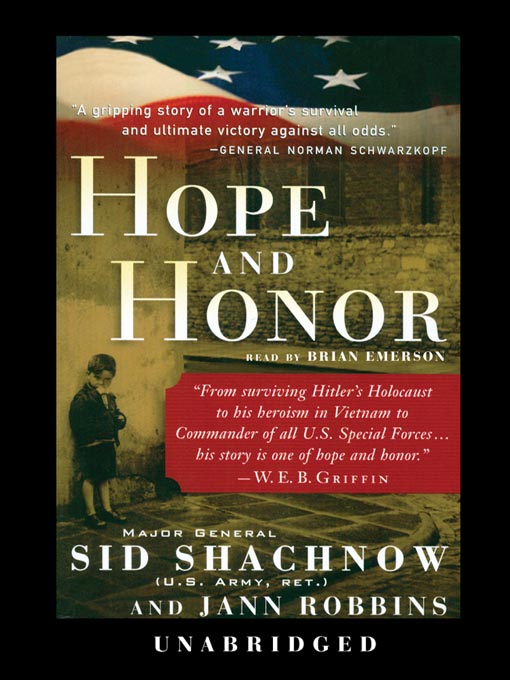 Title details for Hope and Honor by General Sid Shachnow - Wait list
